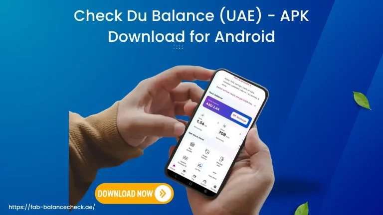 Check Du Balance (UAE) - APK Download for Android
